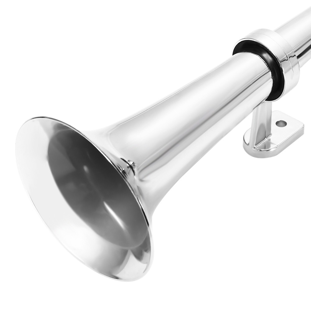 17-inch 150dB Single Trumpet DC 24V Vehicle Air Horn for Car / Truck / Boat / SUV / Train