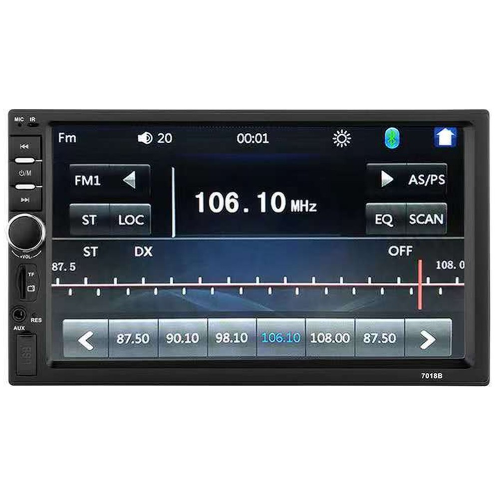 7012B 7 inch Touch Screen Display Supports Bluetooth Call Function