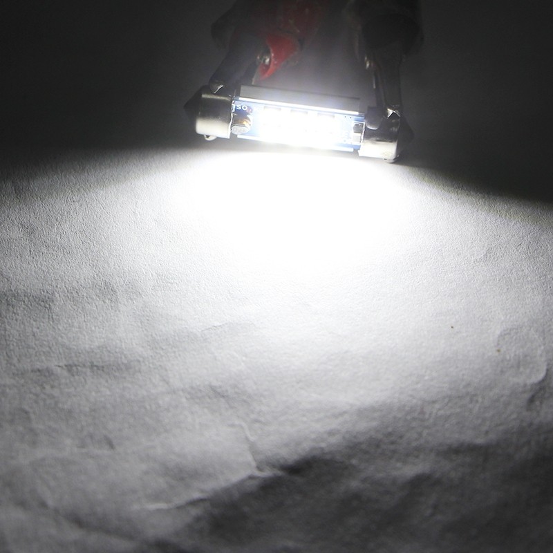 4PCS Super White 39mm 3030 6 SMD led Car Licence Plate Auto Dome Reading Light