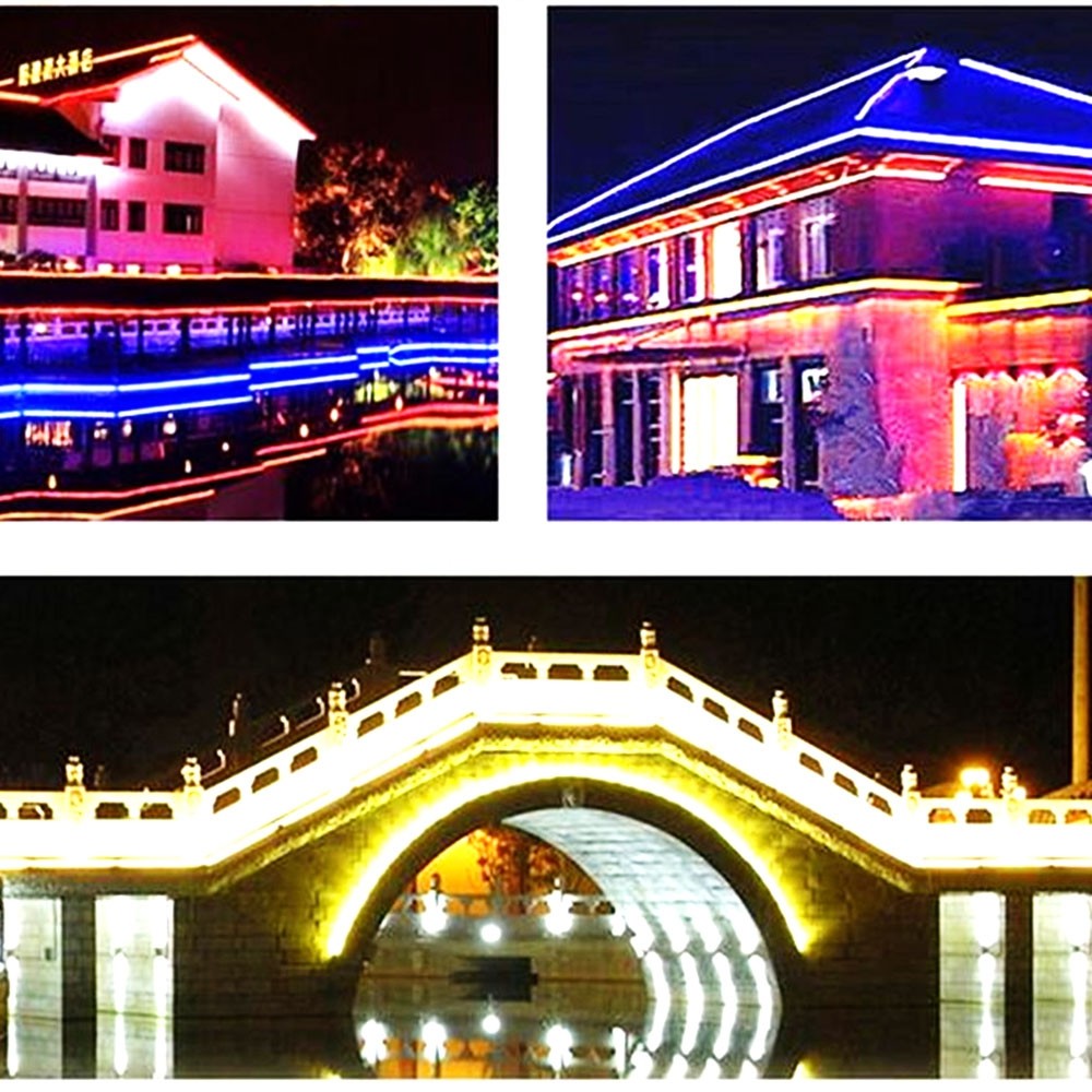 1PCS YWXLight 5M LED Strip Flexible Neon Lights Waterproof LED Light Lamp AC 220 - 240V