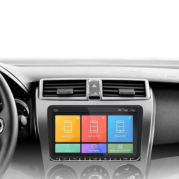 ML - CKVW92 9 inch HD1080P Car DVD Player Android 6.0 Dual Din MTK8227L 16G Bluetooth 4.0