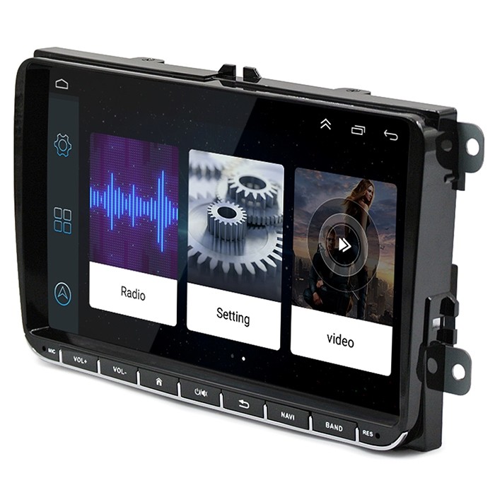ML - CKVW92 9 inch HD1080P Car DVD Player Android 6.0 Dual Din MTK8227L 16G Bluetooth 4.0