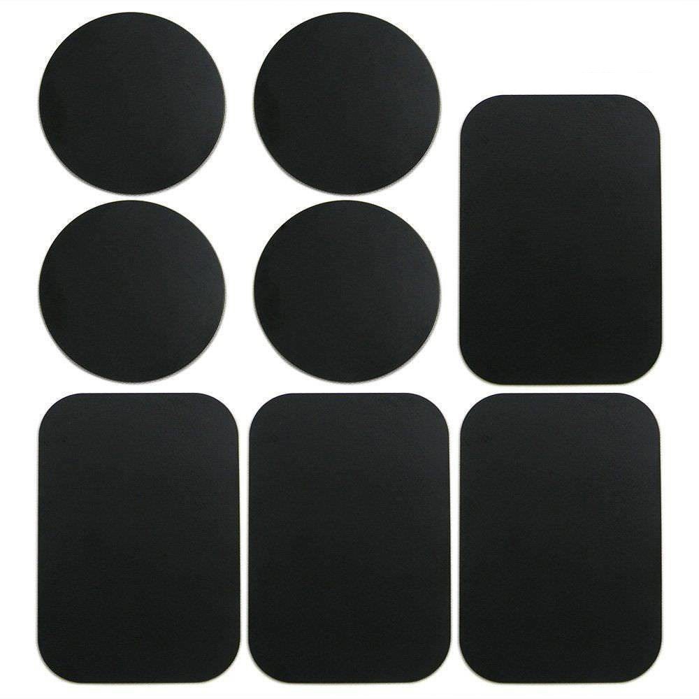 8PCS Metal Plates Sticker Replace for Magnetic Car Mount Holder Cell Phone GPS