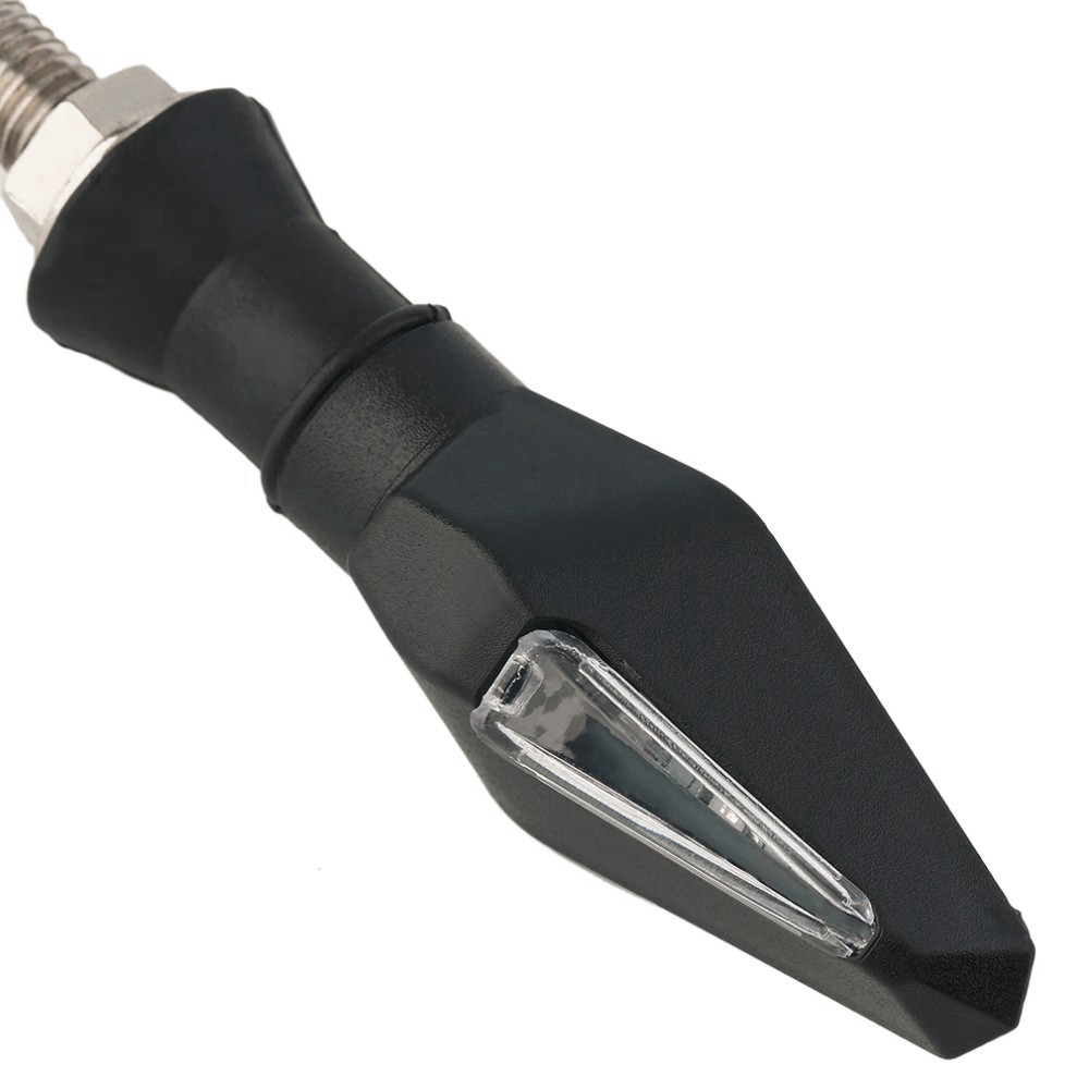 ZIQIAO Universal Motorcycle LED Bulbs Turn Signal Light - Blue and Amber