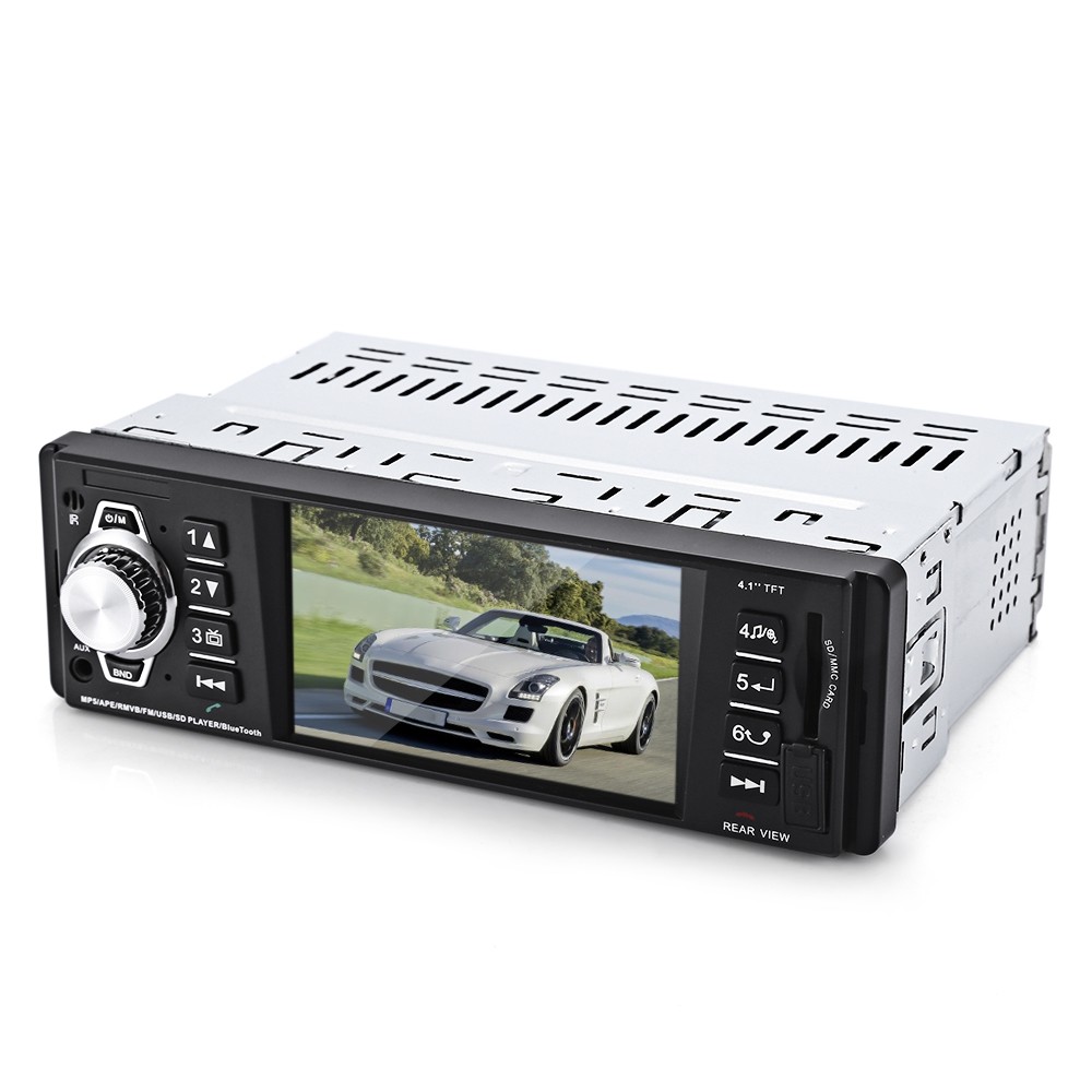 4016C 4.1 Inch HD Digital Car MP5 Player FM Radio with USB SD AUX Interfaces