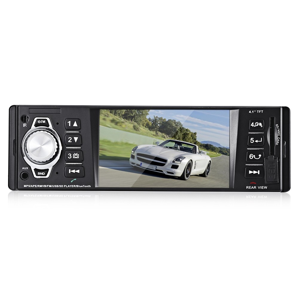 4016C 4.1 Inch HD Digital Car MP5 Player FM Radio with USB SD AUX Interfaces