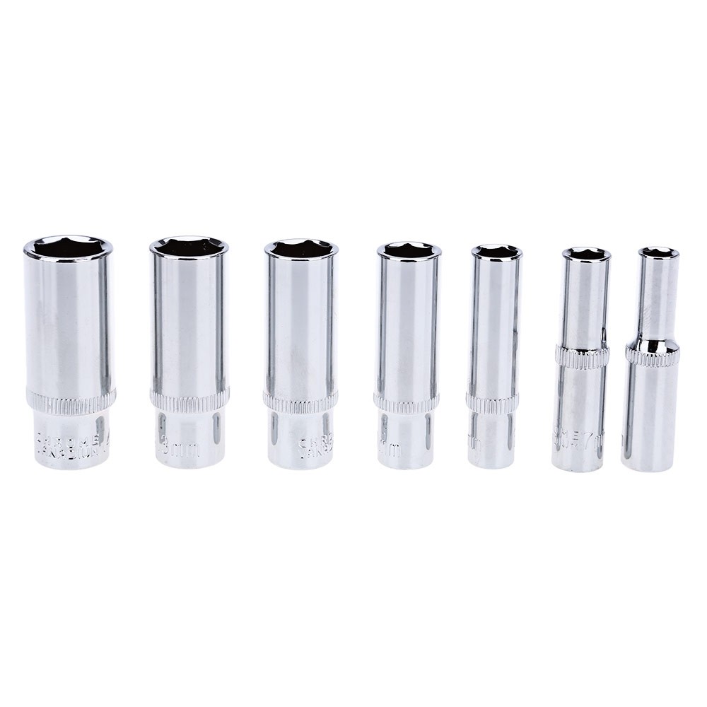 53pcs Auto Car Repair Tool Box Set Ratchet Wrench Sleeve Universal Joint Hardware Kit