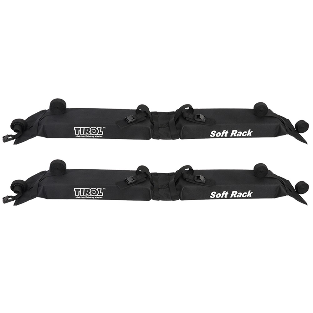 TIROL Car Soft Frame Folding Luggage Rack 2pcs