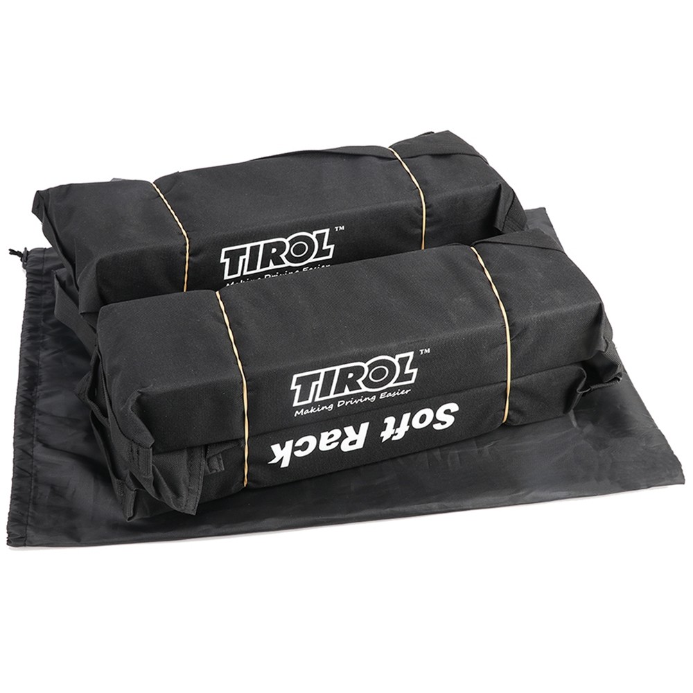 TIROL Car Soft Frame Folding Luggage Rack 2pcs