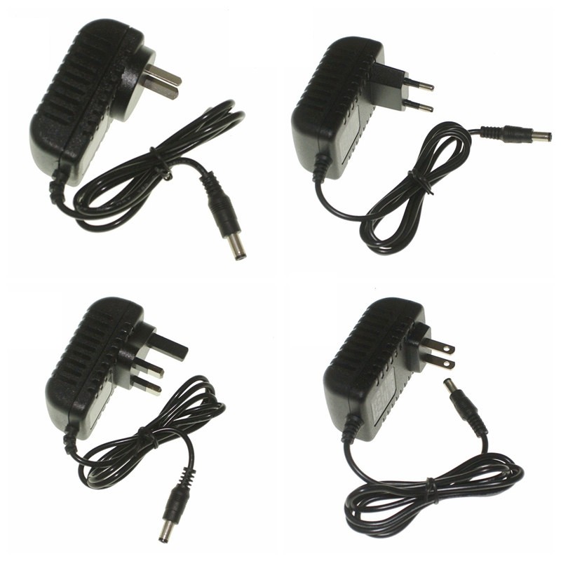 SENCART High Power DC 12V 1A Power Supply Adapter Transformer AU / EU / US / UK Plug AC 100 - 240V