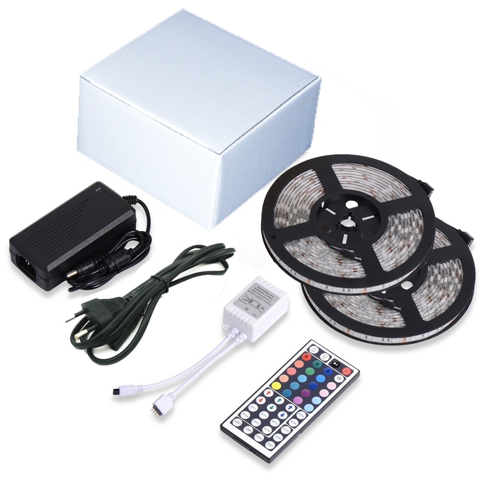 ZDM 2x5M 5050 RGB LED Light Strip Controller Power Supply Assembly