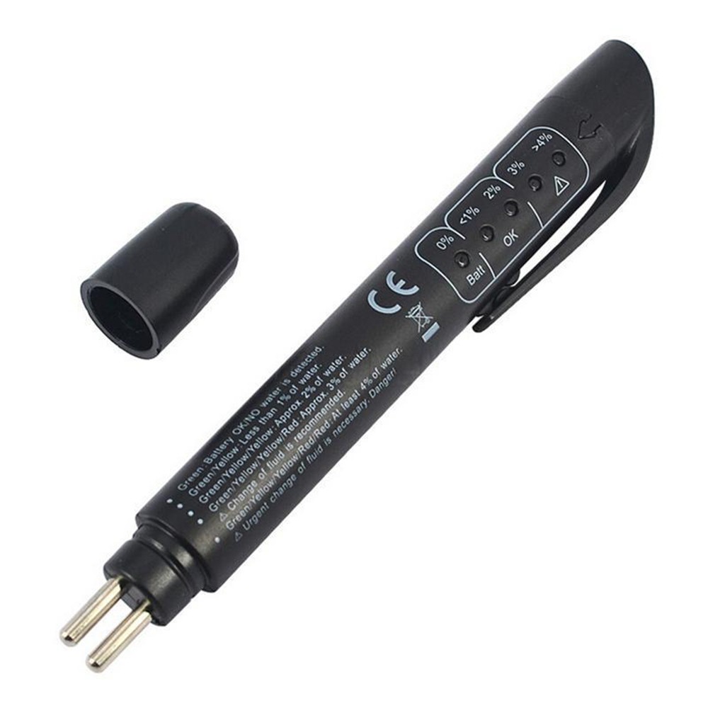 Accurate Car Brake Fluid Tester with 5 LED Signal Tip Lights
