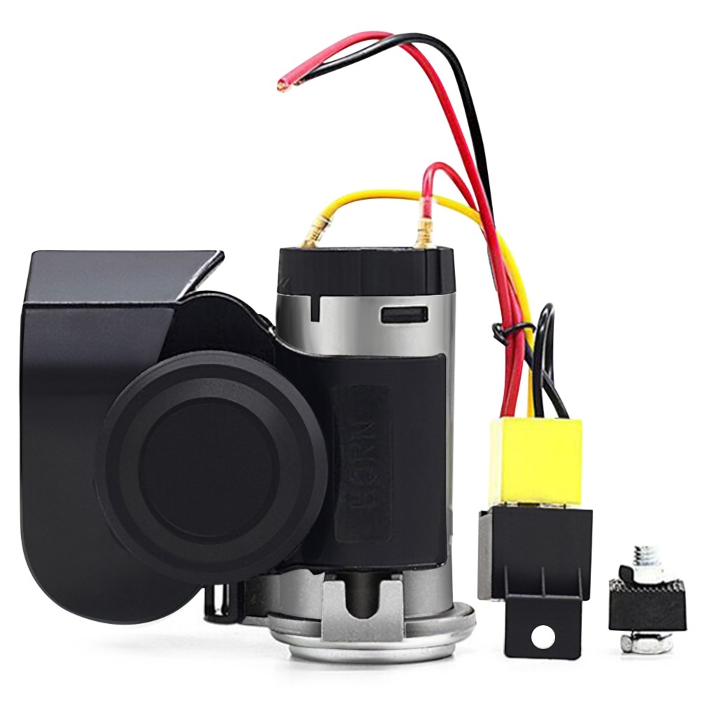 Motorcycle Electric Air Horn 125dB Powerful Sound Suitable for All 12V Vehicles