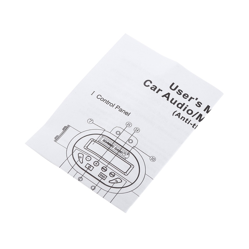 MT729 Water Resistant Motorcycle Handlebar Audio Remote Control MP3 Player FM Radio Support SD MMC Card