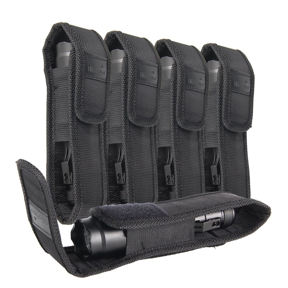 5PCS UltraFire Portable Waist Medium Flashlight Case for 501B 502B C8 Flashlight