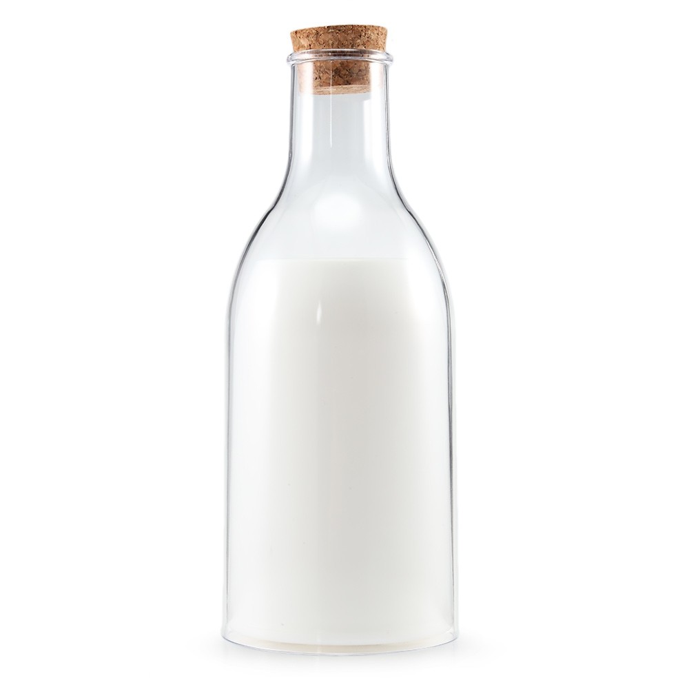 USB Charging LED Bedside Lamp Milk Bottle DIY Message Night Light