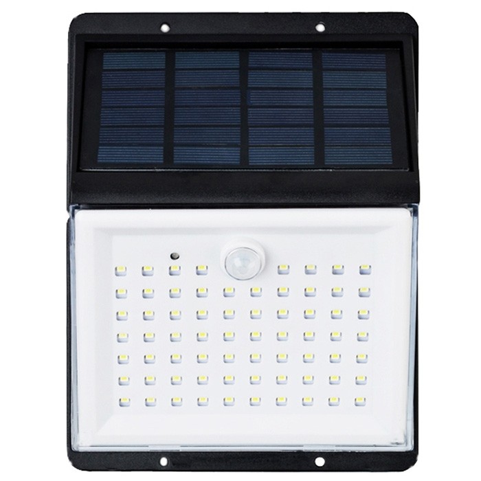 88 LED Solar Power Motion Sensor Light Voice Remote Control Outdoor Yard Wall Lamp