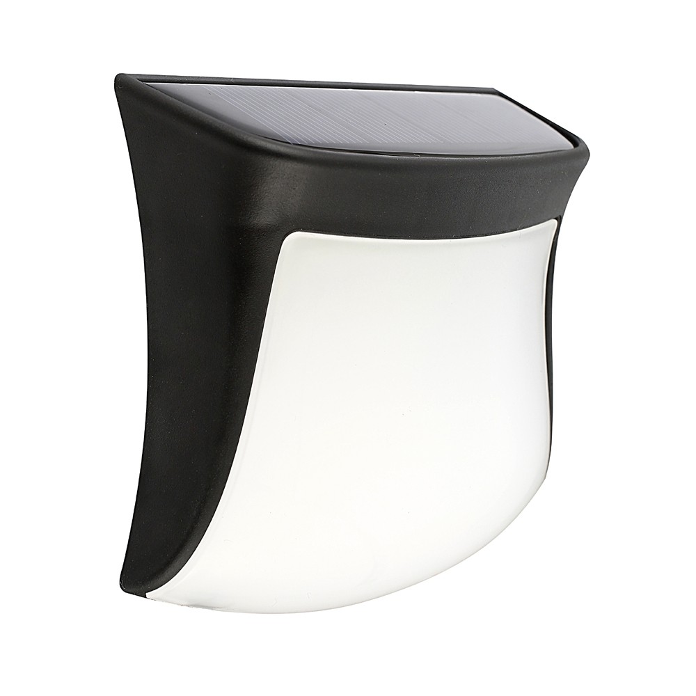 Solar Powered 3LEDs Fence Gutter Light Outdoor Garden Yard Wall Pathway Lamp