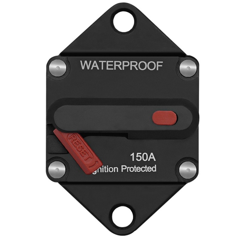 WUPP CS - 643A Auto Mini Manual Circuit Breaker Reset Fuse Inverter with Switch for Car Marine Boat System Protection