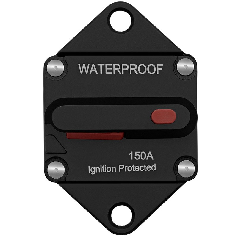 WUPP CS - 643A Auto Mini Manual Circuit Breaker Reset Fuse Inverter with Switch for Car Marine Boat System Protection