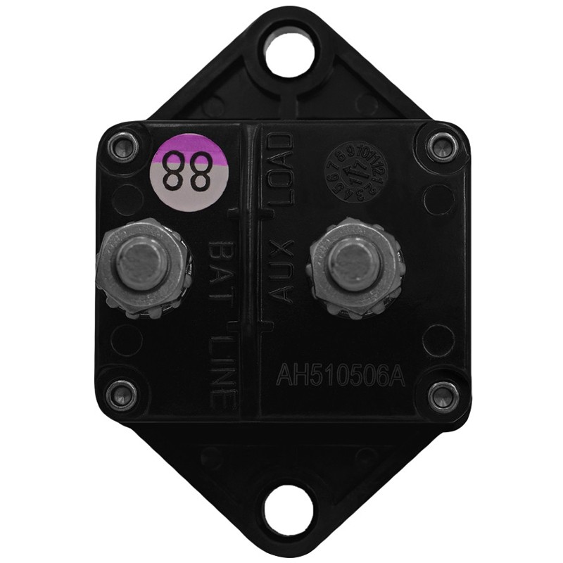 WUPP CS - 643A Auto Mini Manual Circuit Breaker Reset Fuse Inverter with Switch for Car Marine Boat System Protection