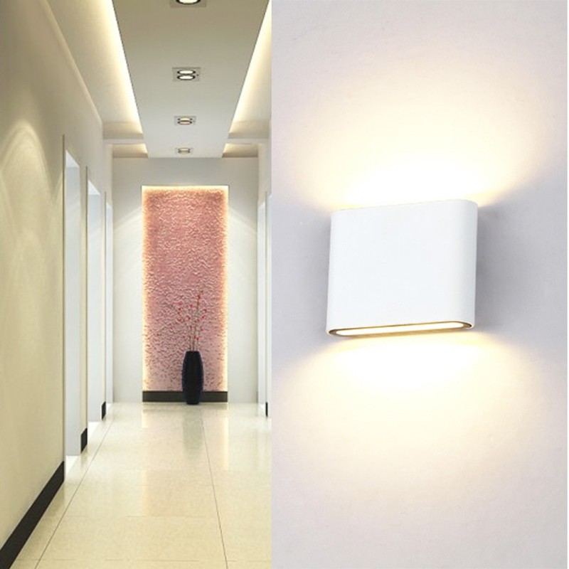 6W Led Wall Light Up down led Stair Bedside Lamp Bedroom Reading Wall Lamp Porch Stair Decoration Light