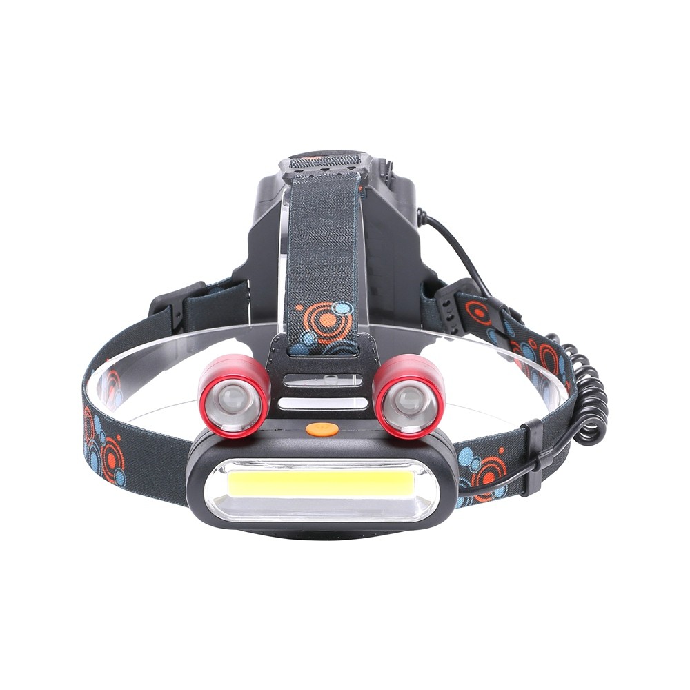 U'King 3000LM 8 LEDs COB Proximity Lighting with 2 Long Range Lighting LEDs Multifunction Light-weight Headlamp