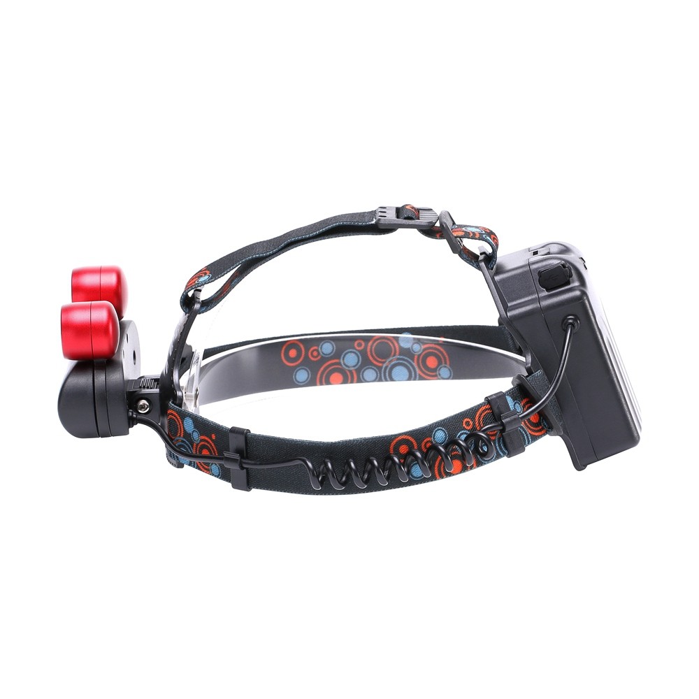 U'King 3000LM 8 LEDs COB Proximity Lighting with 2 Long Range Lighting LEDs Multifunction Light-weight Headlamp