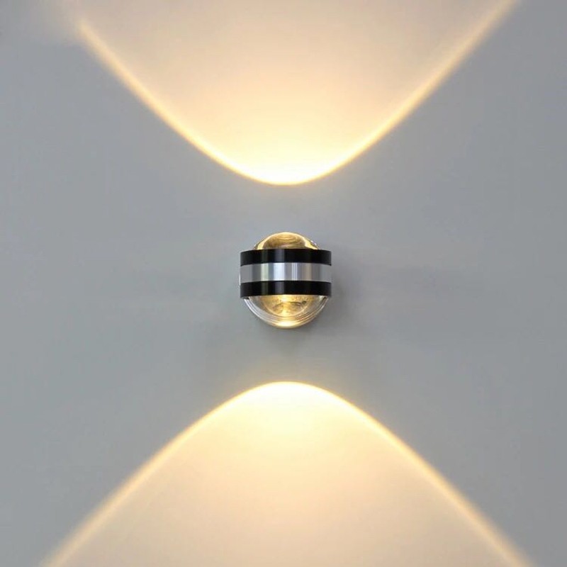 LedTey 3W Double Crystal 100-240V Wall Lamp
