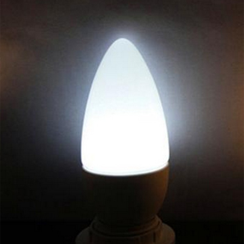 OMTO E14 3W 220V Candle Light LED candelabra bulb Spotlight Candle Bulb