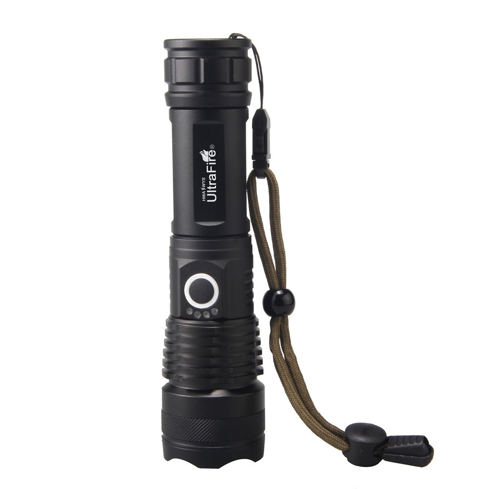 Ultrafire CREE 2700LM 18650 USB Charging XHP50 Zoom LED High Power Flashlight