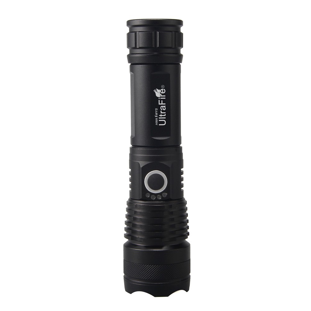 Ultrafire CREE 2700LM 18650 USB Charging XHP50 Zoom LED High Power Flashlight