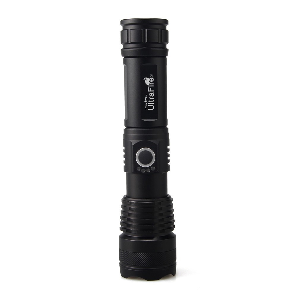 Ultrafire CREE 2700LM 18650 USB Charging XHP50 Zoom LED High Power Flashlight