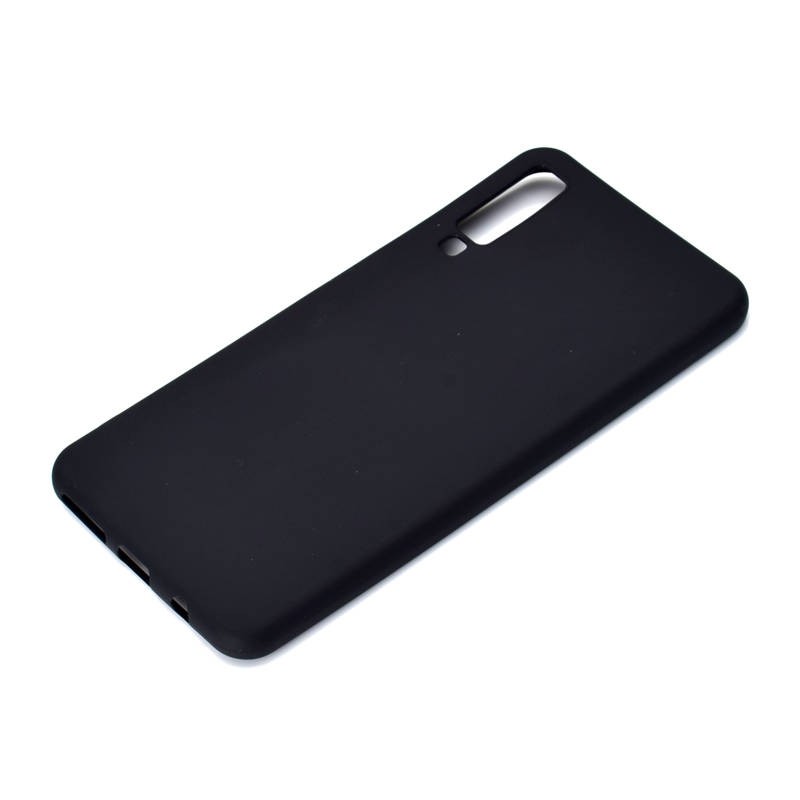 TPU Material Solid Color Mobile Phone Case for Samsung Galaxy A7(2018)