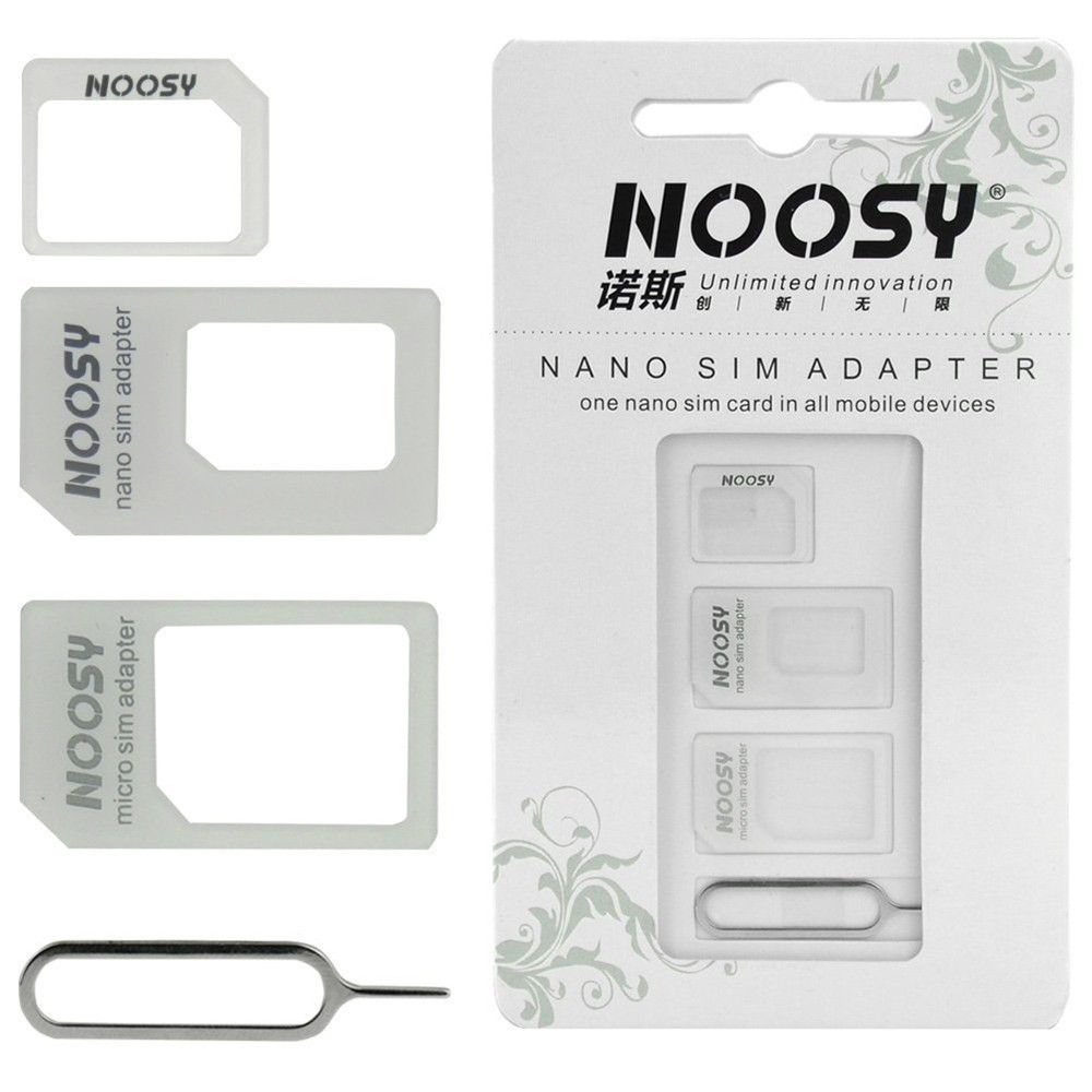 NOOSY 4-in-1 SIM Card Adapter Set