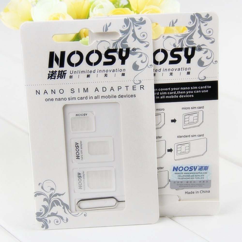 NOOSY 4-in-1 SIM Card Adapter Set