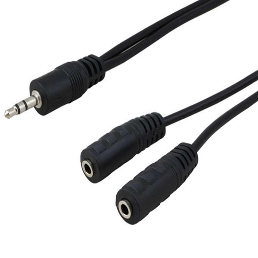 Speaker and Headphone 3.5 mm AUX Audio Cable Splitter