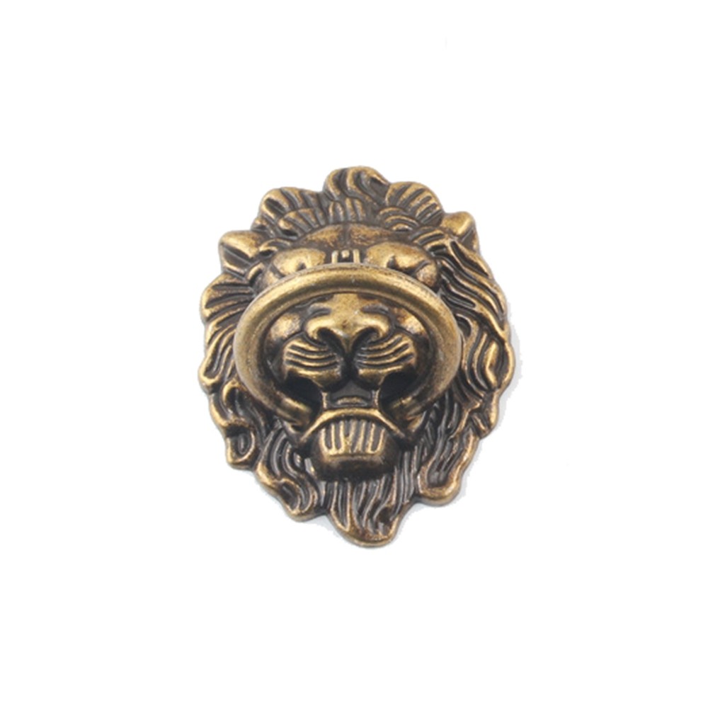 Lion Head 90 Degree Rotating Phone Finger Ring Stand Holder