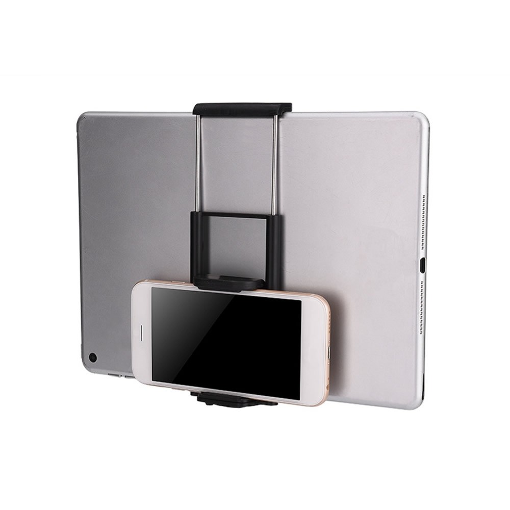 Cwxuan 2 in 1 Universal Tablet PC and Phone Mount Holder Tripod Adapter