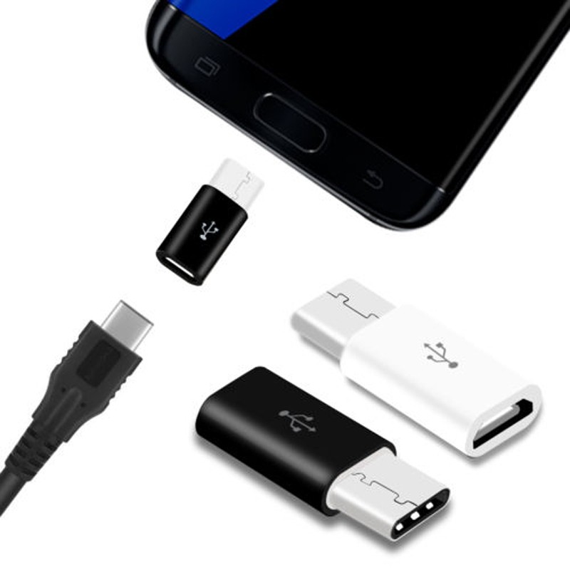 USB 3.1 Type-C Male Connector to Micro USB Female Converter USB-C Data Adapter