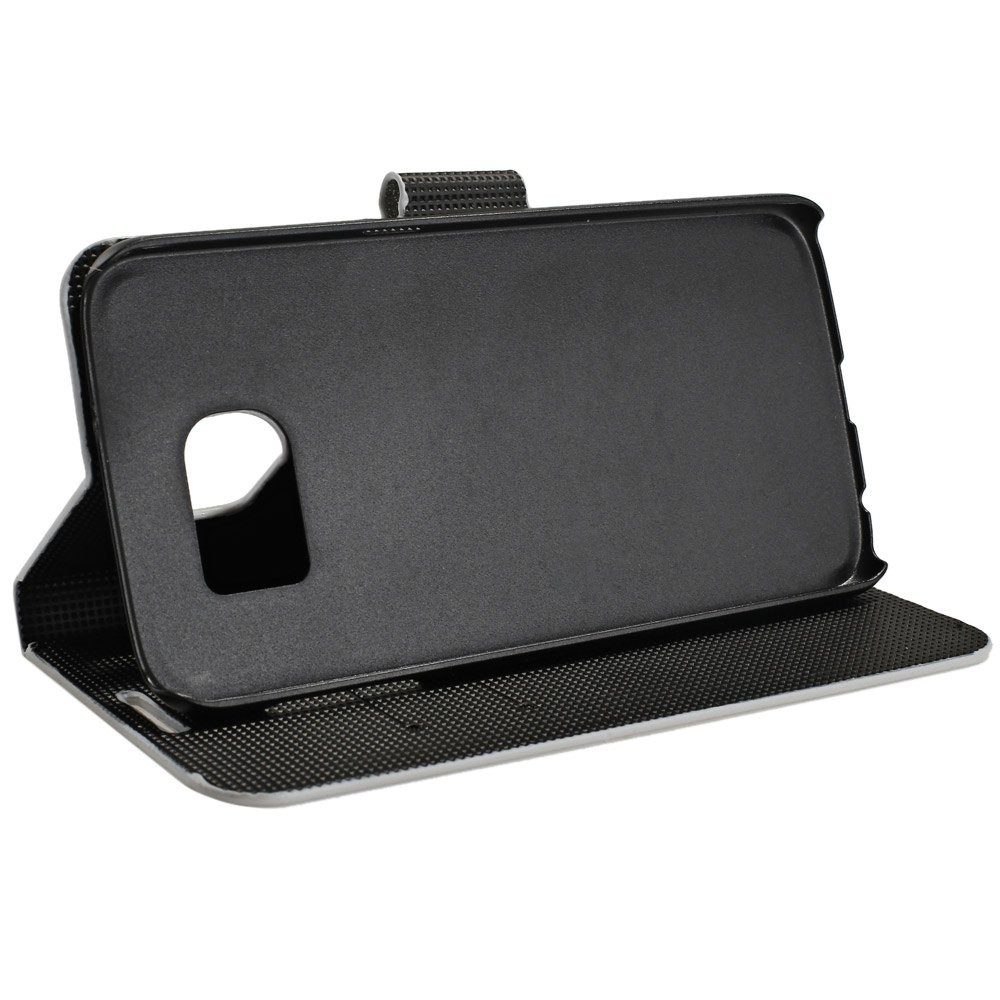 Luxury Bling Glitter Flip PU Leather Case Cover Wallet Card Holder for Samsung Galaxy S6 G9200