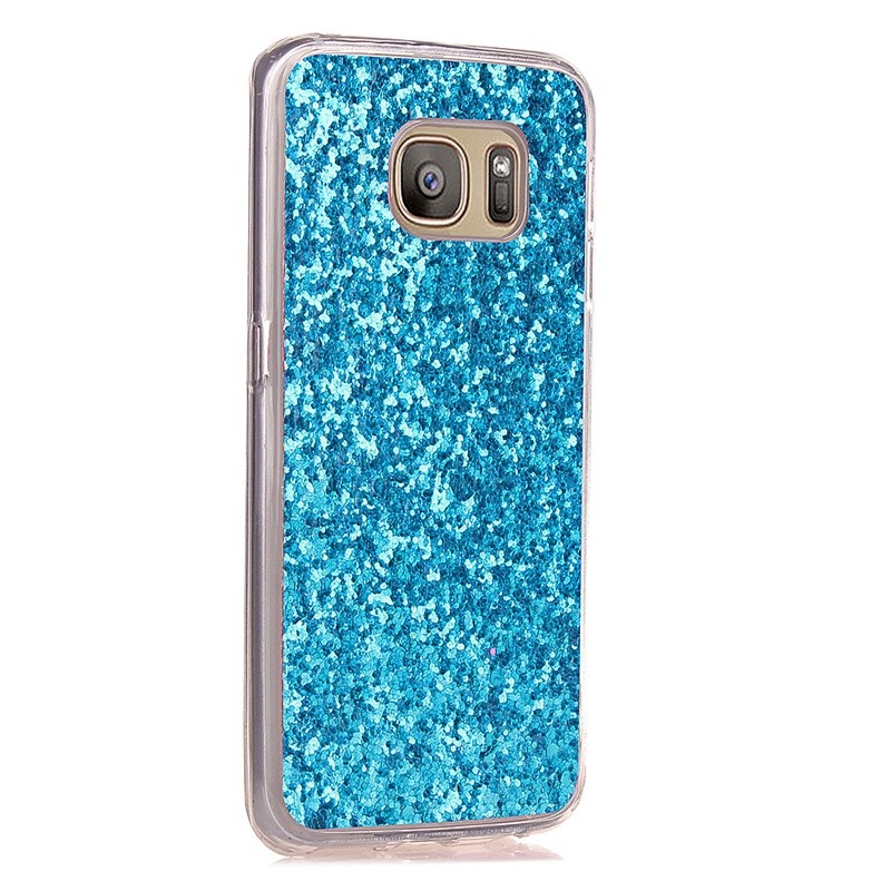 Yc Powder Coated Leather All Wrapped Tpu Mobile Phone Case for Samsung S7