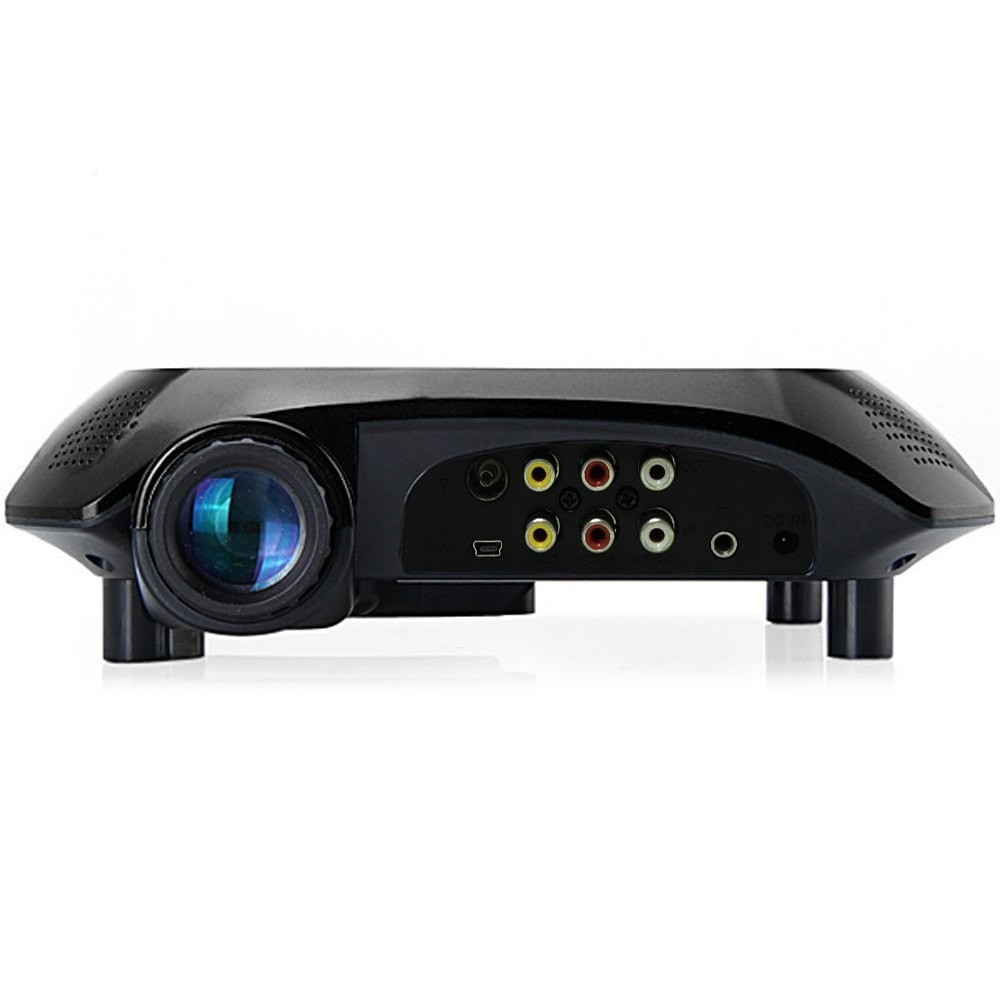 KSD-368 Portable LED Projector 40 Lumens 480 x 320 Native Resolution with DVD Player for Home Business Education