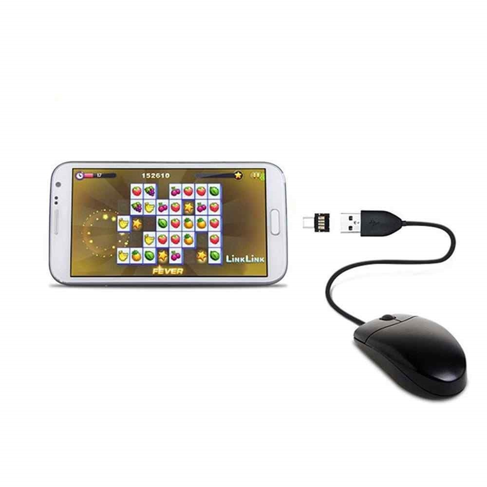 5 PCS Mini USB to USB C Type C OTG Convert Connector Fast Charge Adapter