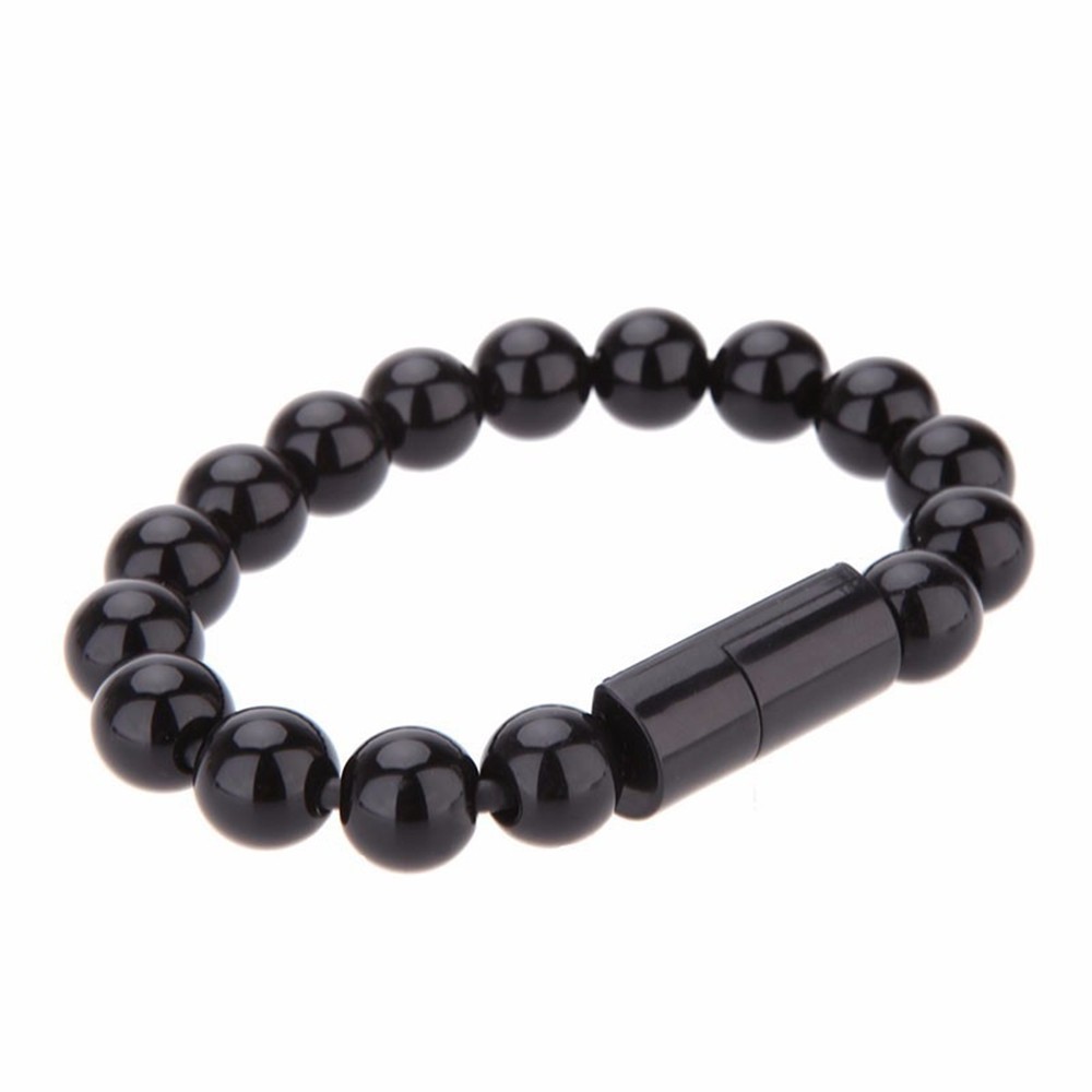 USB Cable Beads Bracelet Charging Sync Data Phone Charger for Type c
