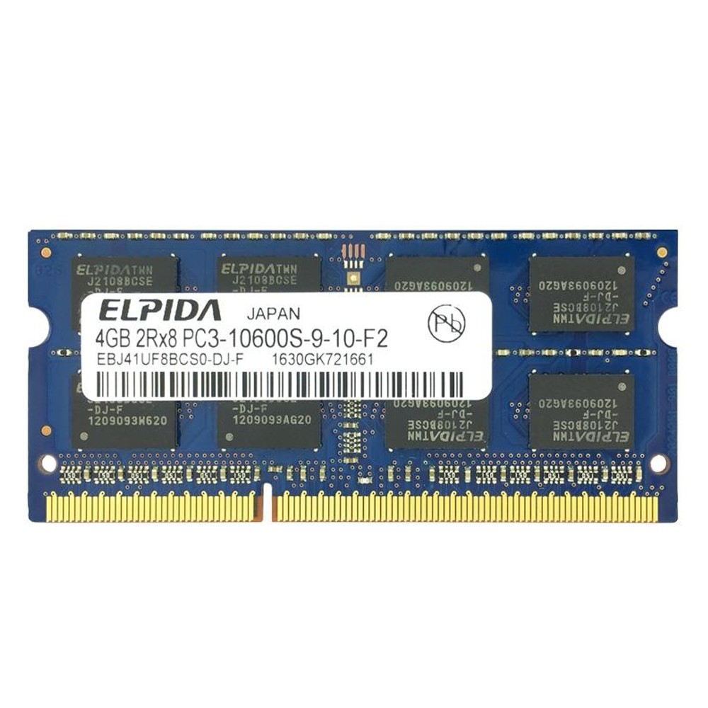ELPIDA 4GB 1333Mhz Laptop SODIMM DDR3 PC10600(1333)1.5v Memory Module
