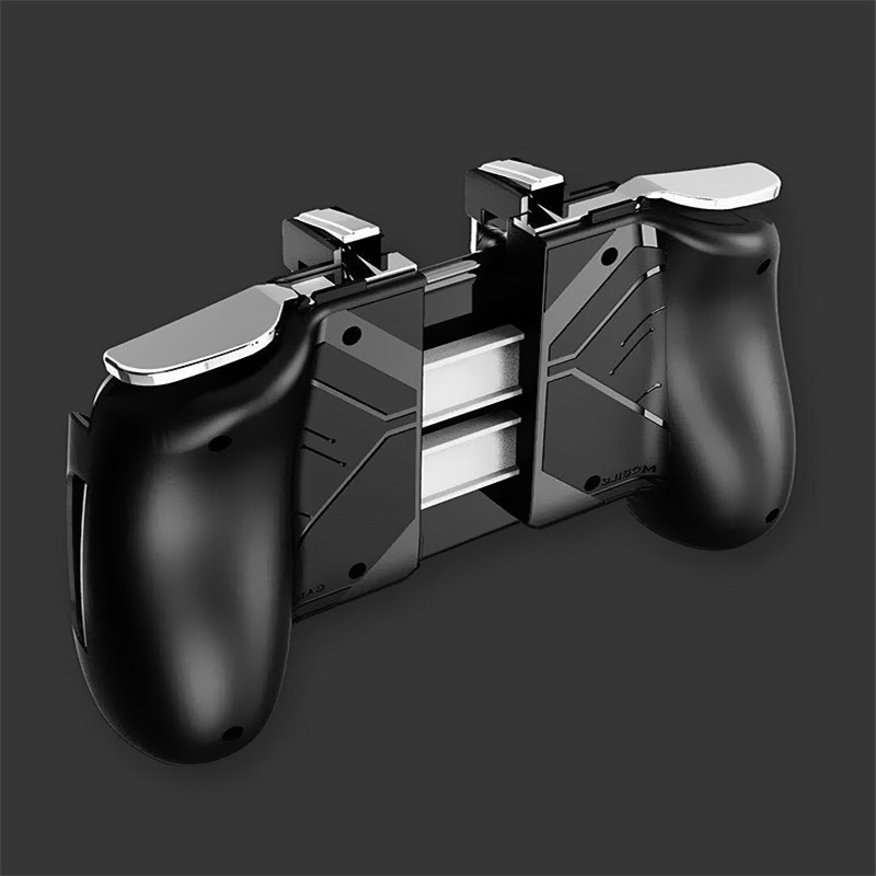 Mobile Phone Game Controller for PUBG Compatible L1R1 Trigger Joystick