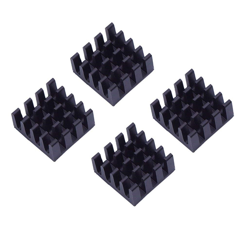 8pcs Aluminum Heatsink Cooler Cooling Kit for Raspberry Pi 3/ Pi Model B+ /Pi 2