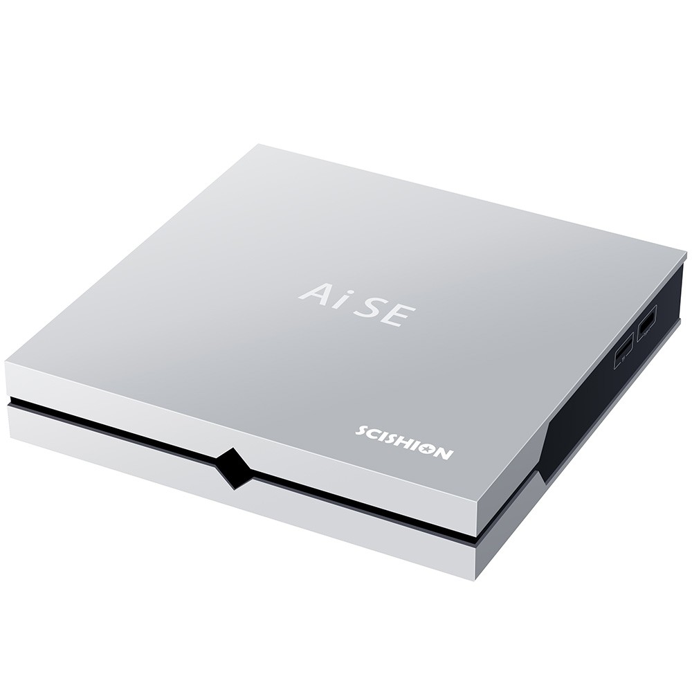 Scishion Ai SE Game Box Smart Multimedia Player Android7.1 / RK3399 / 4GB LPDDR4 + 64 eMMC / 2.4G + 5G WiFi / Support 4K H.265 / 100Mbps LAN / USB3.0 + Type-C