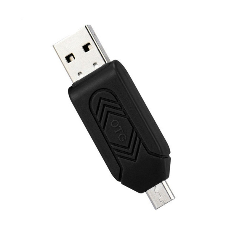 USB 2.0 +OTG Micro SD/SDXC TF Card Reader Adapter U Disk Card Reader